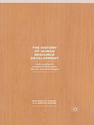 cover image of The History of Human Resource Development